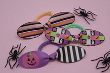 Load image into Gallery viewer, Halloween Knotted Bow Nylon Hair Band Trio
