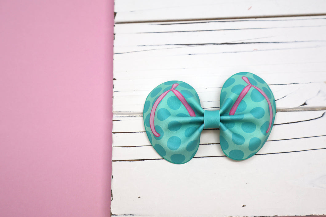 Flip Flops Shape Bow