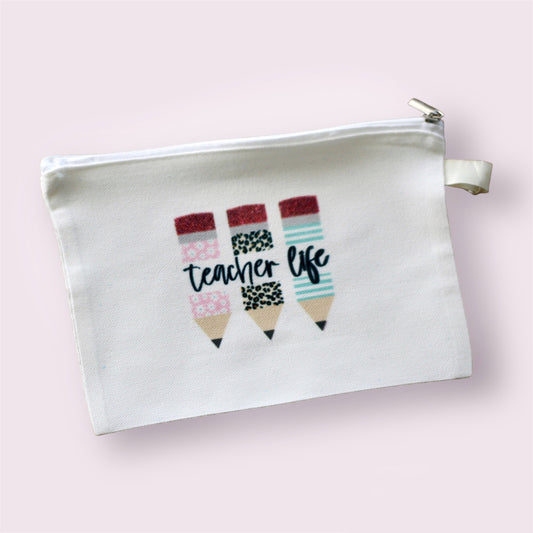 Teacher Life Zip Pouch