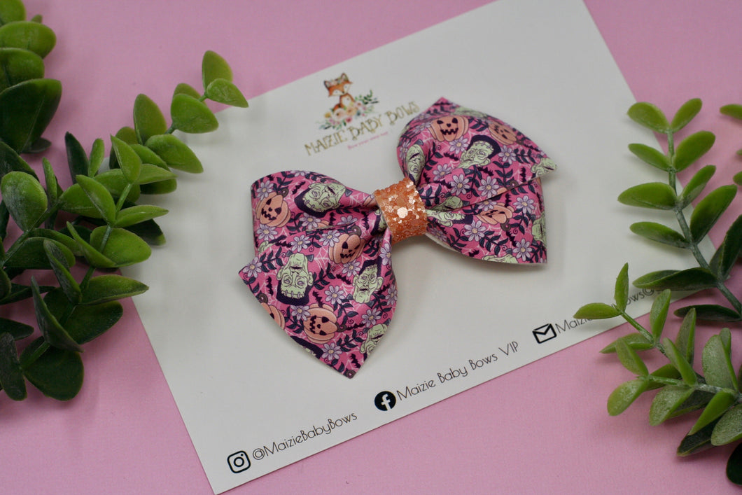 Frankenstein Floral Jayme Bow