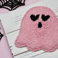 Pink Ghost Mug Rug