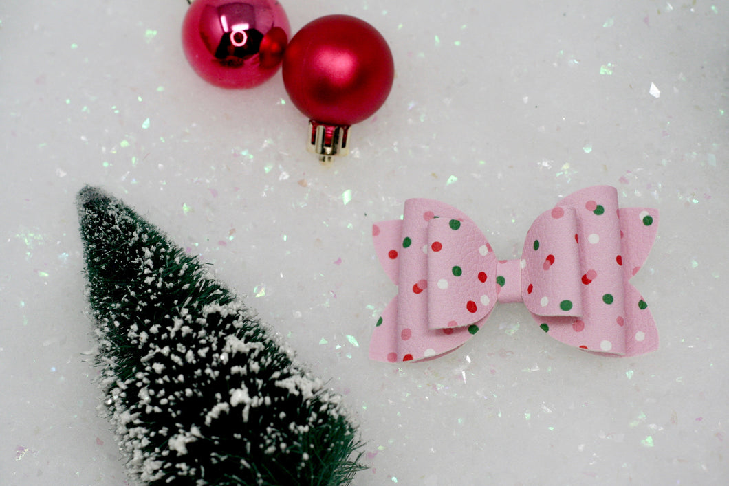 Darling Christmas Dots Emmy Bow