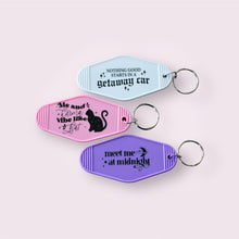 Load image into Gallery viewer, Meet Me at Midnight Motel Keychain
