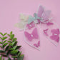 Ombré Butterfly Tulle Medium Remi Bow (Alligator Clip Only)