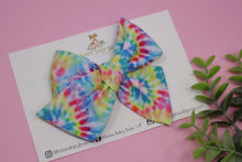 Load image into Gallery viewer, Bright Tie Dye XL Everly Bow
