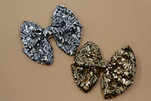 Load image into Gallery viewer, Celebration Sequin Avery Bow (Alligator Clip Only)
