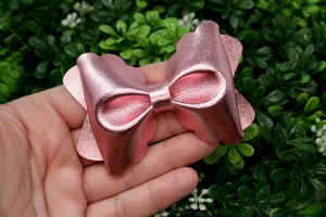 Metallic Pink Bailey Bows