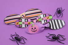 Load image into Gallery viewer, Halloween Knotted Bow Nylon Hair Band Trio
