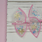 Winter Wonderland Small Remi Shaker Bow (ALLIGATOR CLIP ONLY)