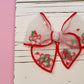 Sweetest Strawberries Small Remi Shaker Bow (ALLIGATOR CLIP ONLY)