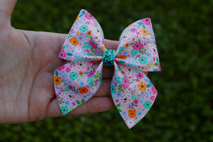 Summer Floral Large Giana Bow