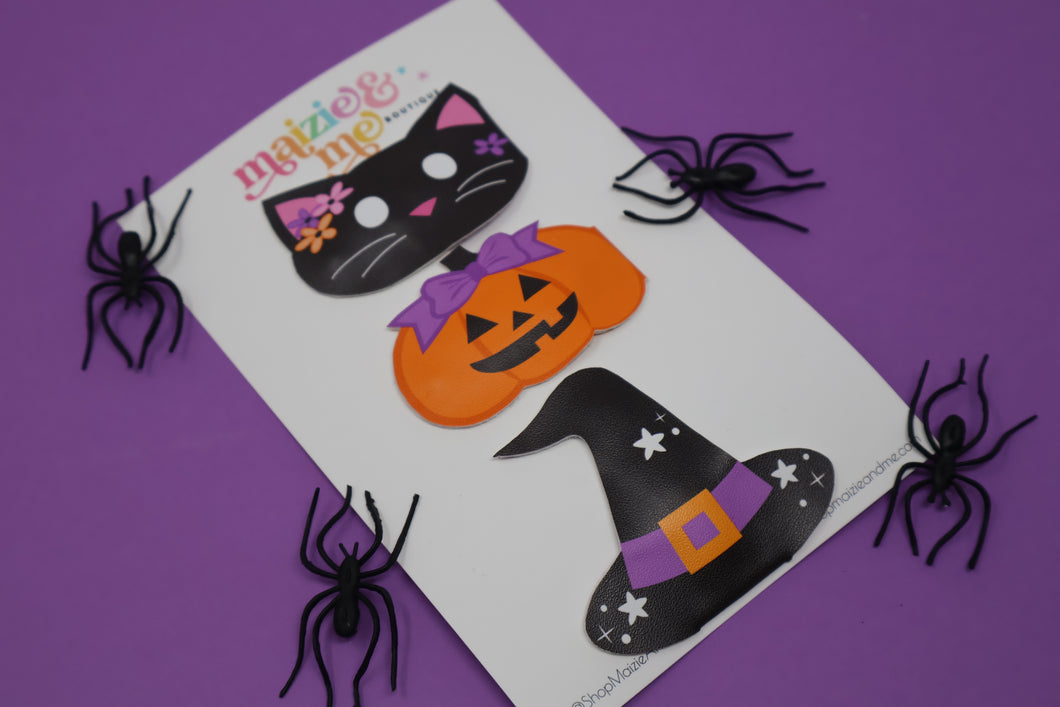 Spooky Sweet Halloween Snap Clip Set