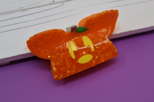 Pumpkin Head Claw Clip