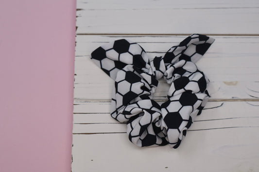 Soccer Ball Scrunchie