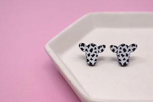 Cow Head Acrylic Studs