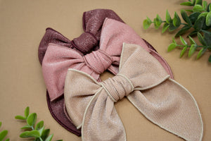 Sunkissed Tinsel Large Remi Bows