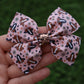 Boho Cows Large Wren Bow