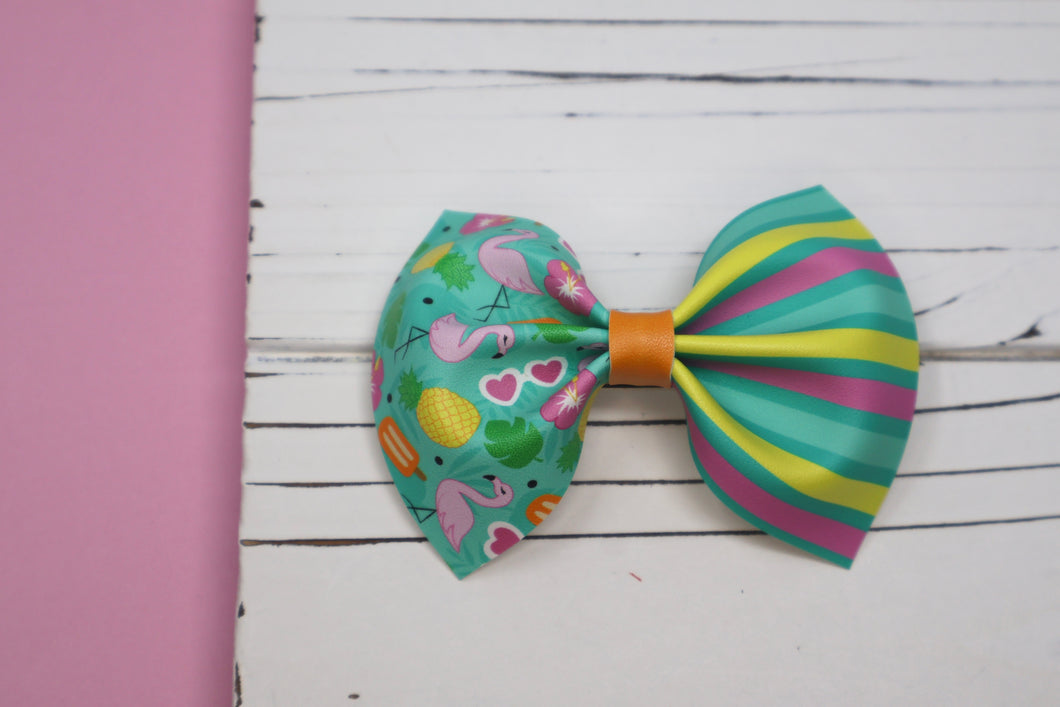 Summer Stripes Shape Bow