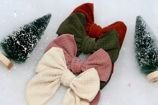 Winter Waffle Large Remi Bow