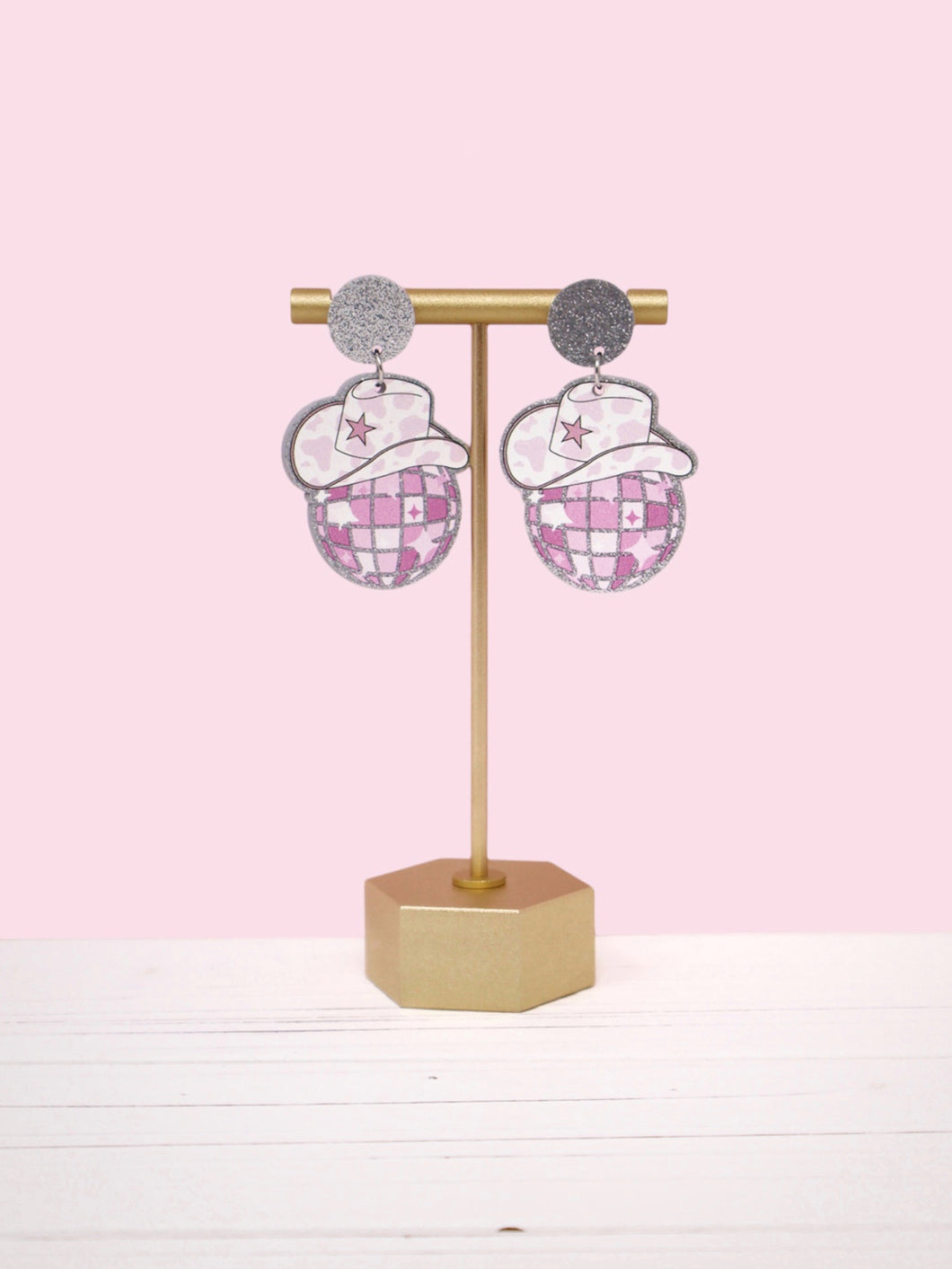 Disco Cowgirl Drop Earrings