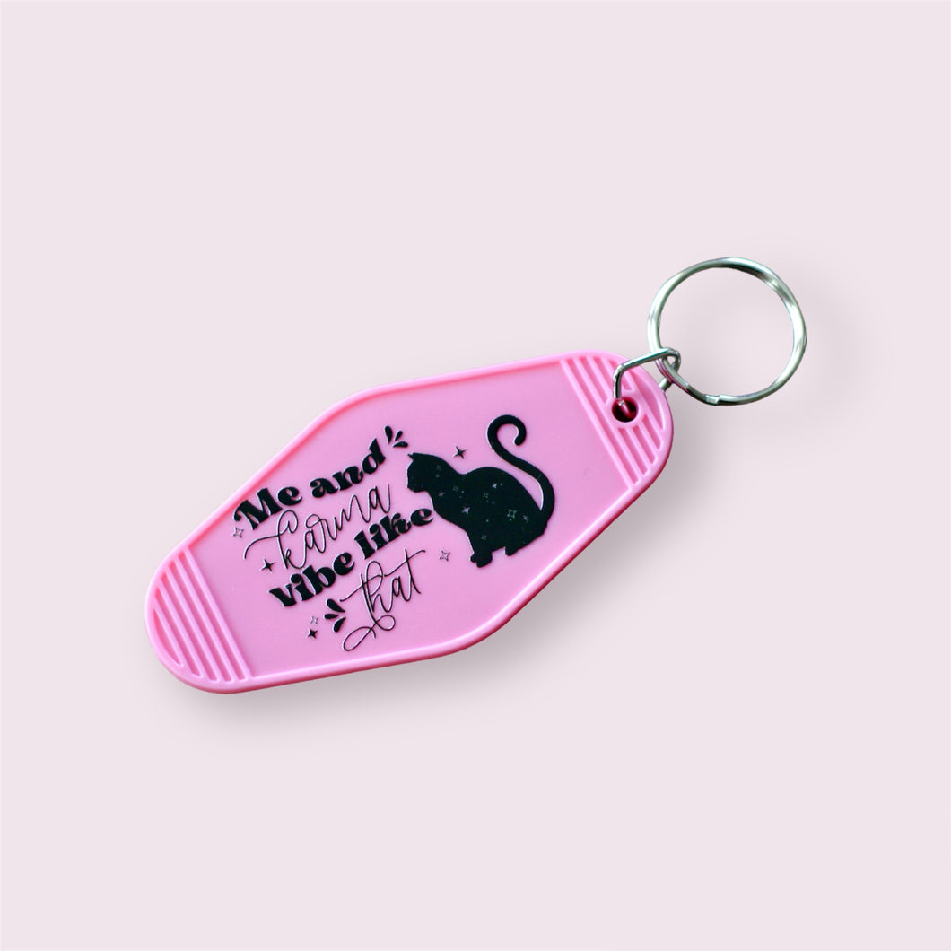 Karma Motel Keychain