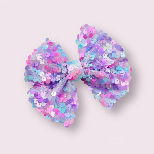 Mermaid Wishes Sequin Avery Bow