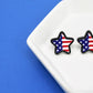 American Flag Star Acrylic Studs