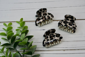 Trendy Leopard Small Claw Clip