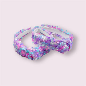 Mermaid Wishes Sequin Top Knot Headband