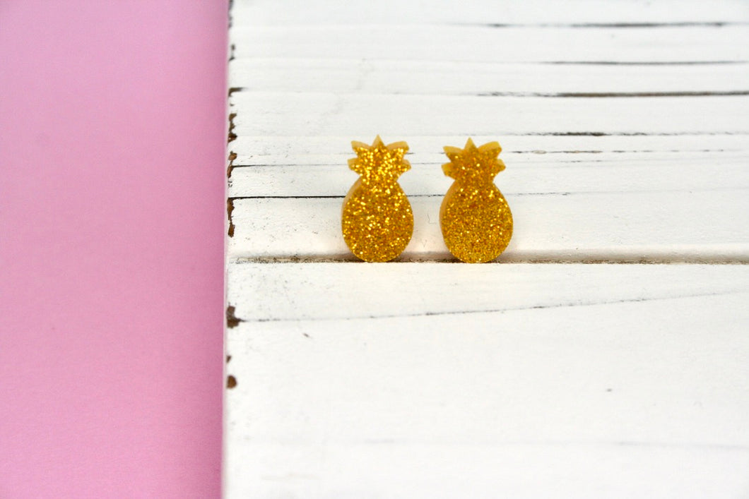 Pineapple Acrylic Studs