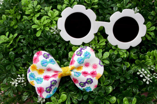 Kids White Flower Sunnies