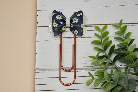 Midnight Magnolias Planner Clip (4 inches)