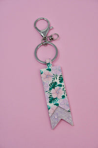 Island Hibiscus Keychain