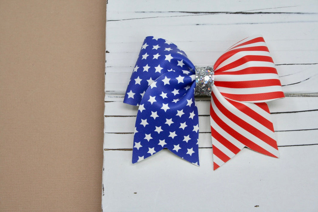 Stars & Stripes Callie Bow (Flag Version)