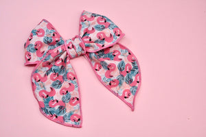 Flirty Flamingos Small Remi Bow