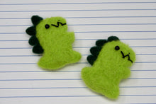 Load image into Gallery viewer, Dino Felted Shape Clip
