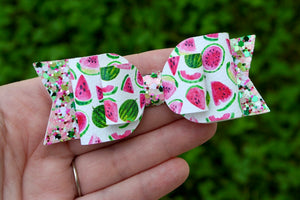 Wild Watermelon Large Sophia Bow