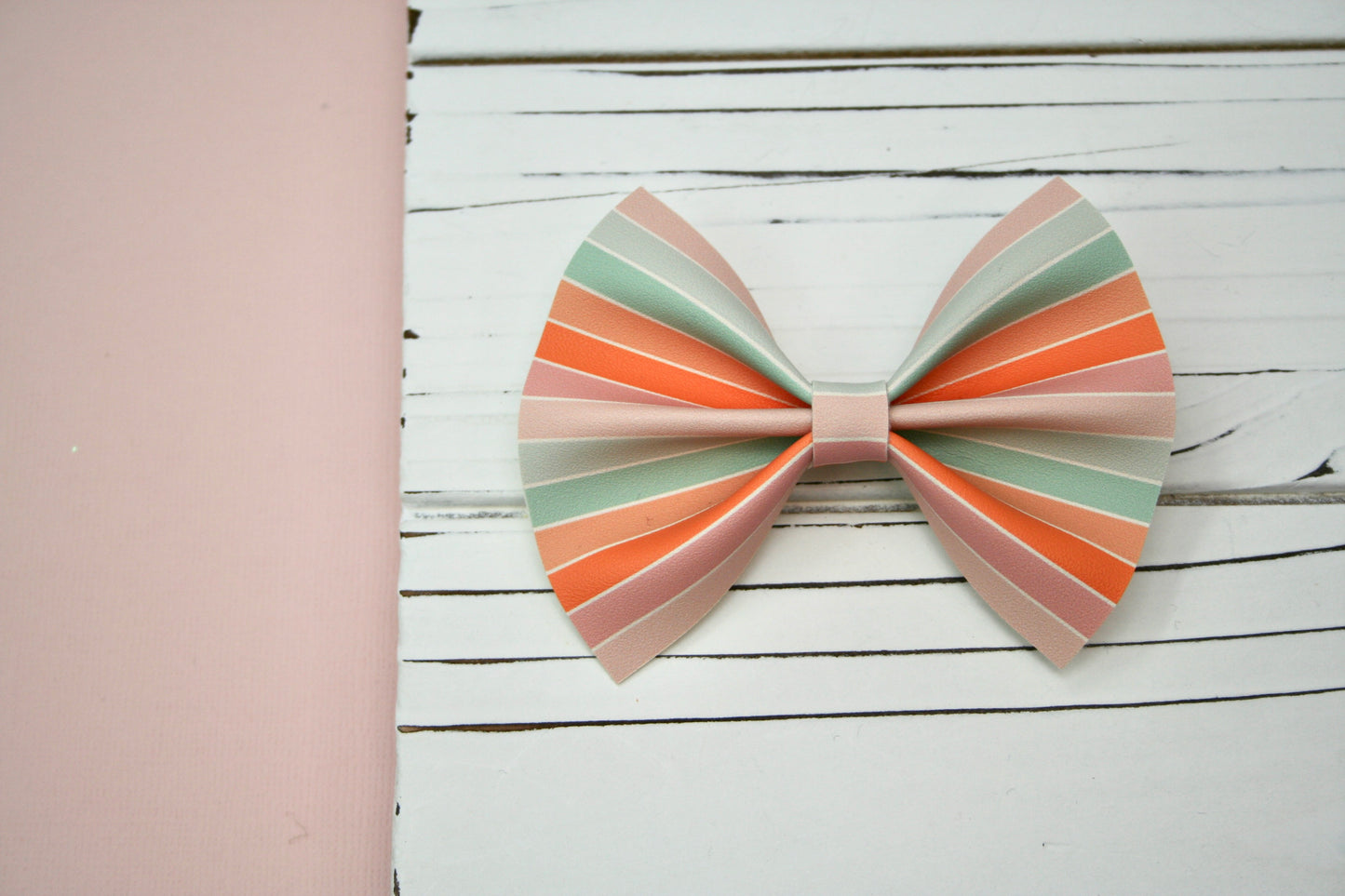 Serenity Stripes Baby Kate Bow