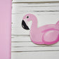 Flamingo Floatie Shape Snap Clip