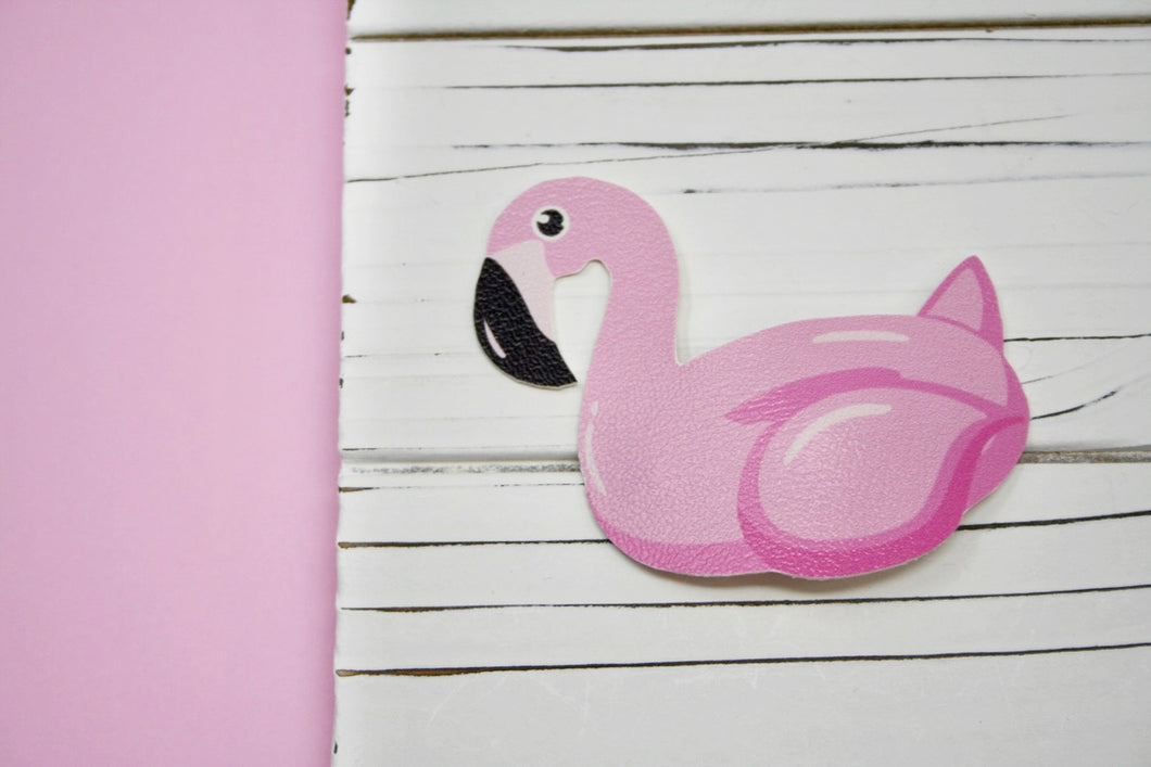 Flamingo Floatie Shape Snap Clip