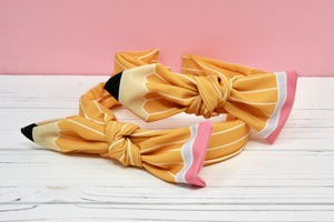 Pencil Bow Headband