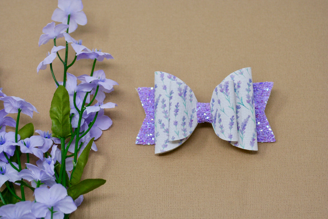 Lovely Lavender Medium Ellie Bow