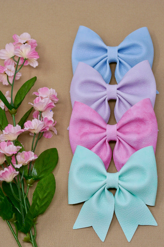 Watercolor Solid Maizie Bow