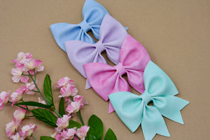 Watercolor Solid Maizie Bow