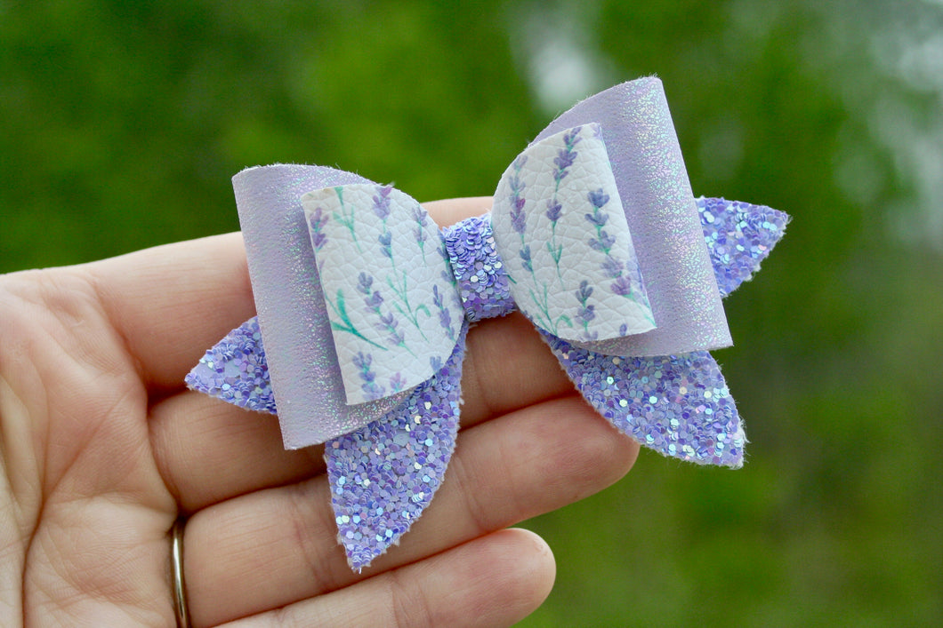 Lovely Lavender Maddie Bow