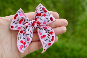 Cheery Cherry Small Remi Bow