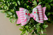 Load image into Gallery viewer, Fruity Stripes Medium Ellie Bows
