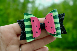 One in a Melon Medium Ellie Bow