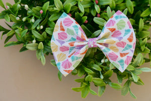 Colorful Seashells Baby Kate Bow