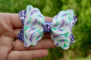 Watercolor Mermaids Bailey Bow